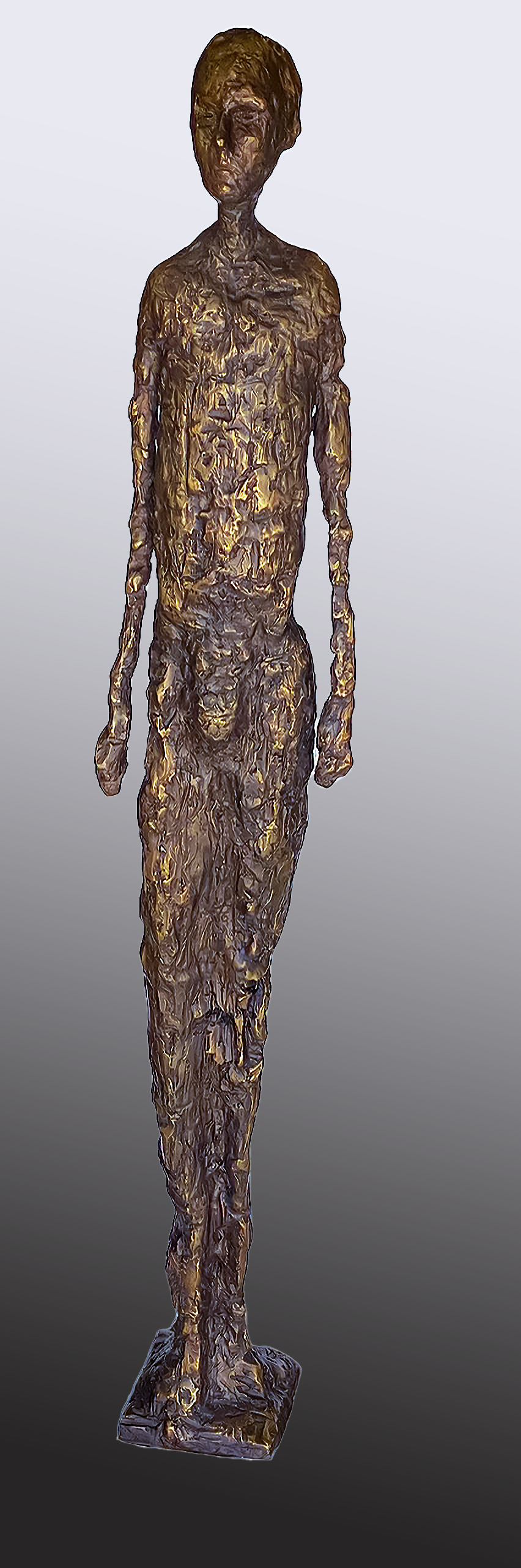 Man bronze sculpture