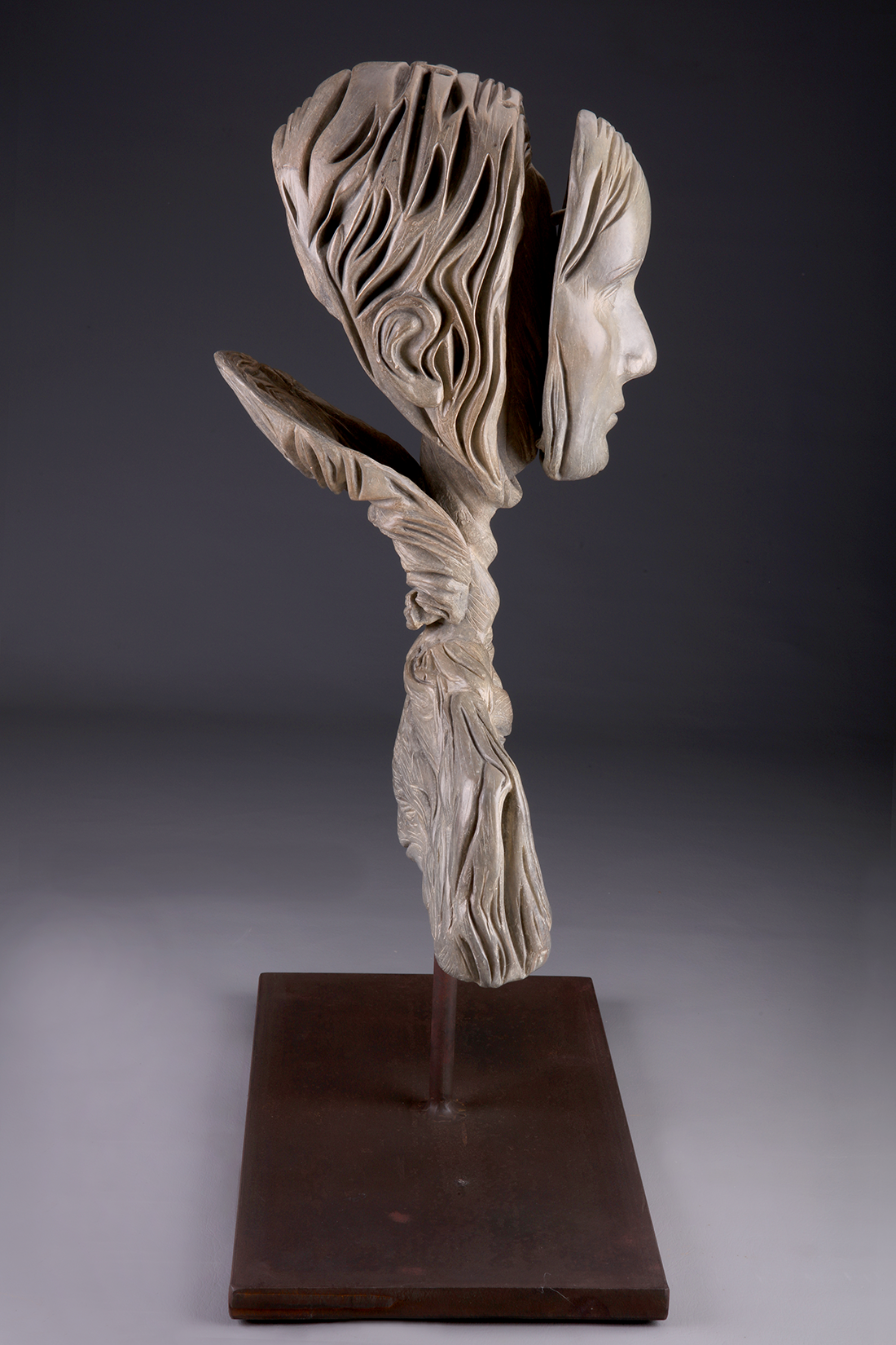 To Please bronze sculpture close up