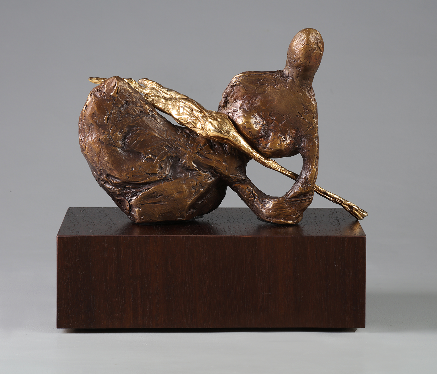 Earth bronze sculpture
