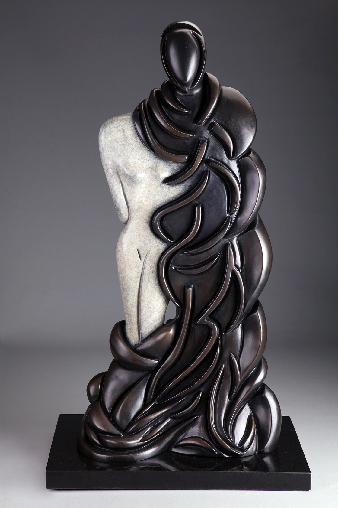 Veil bronze sculpture