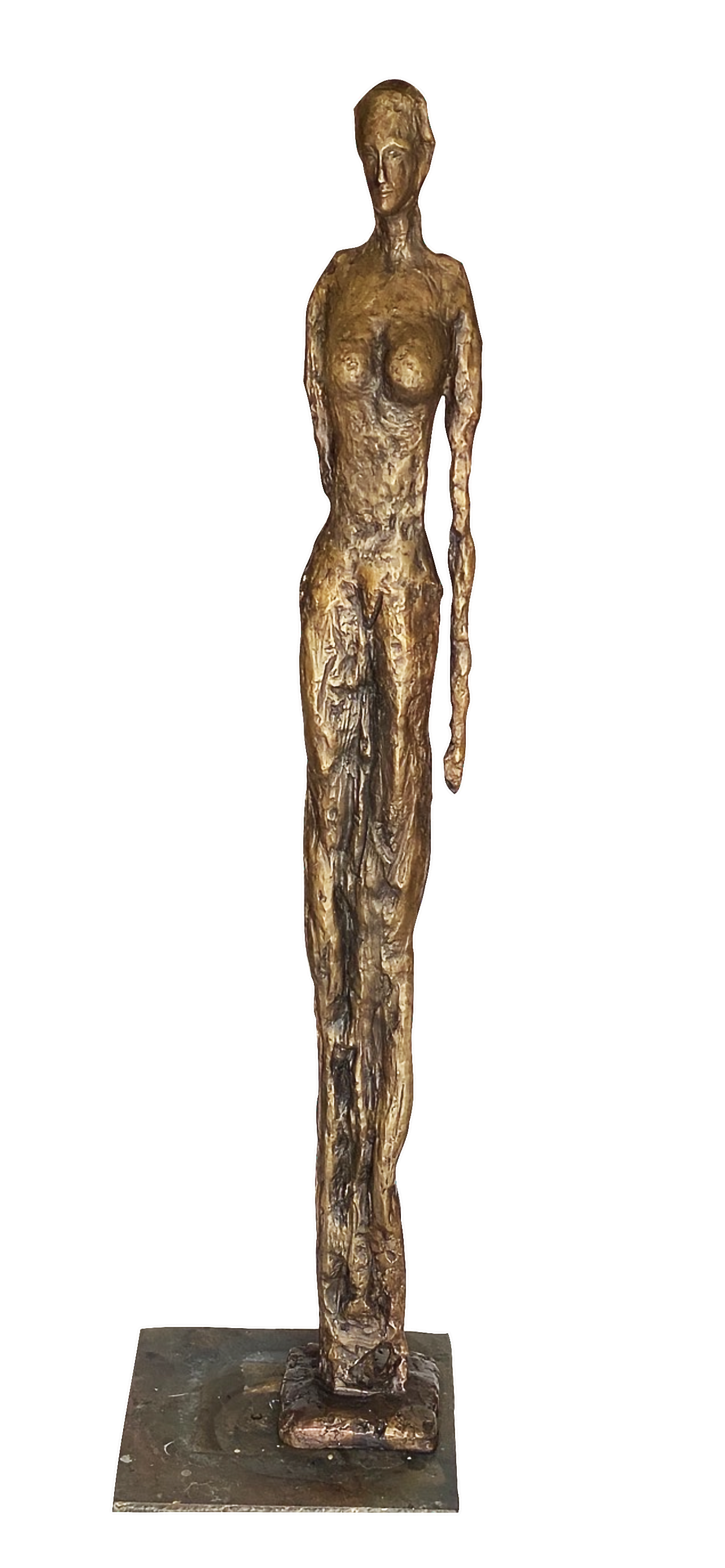 woman bronze sculpture