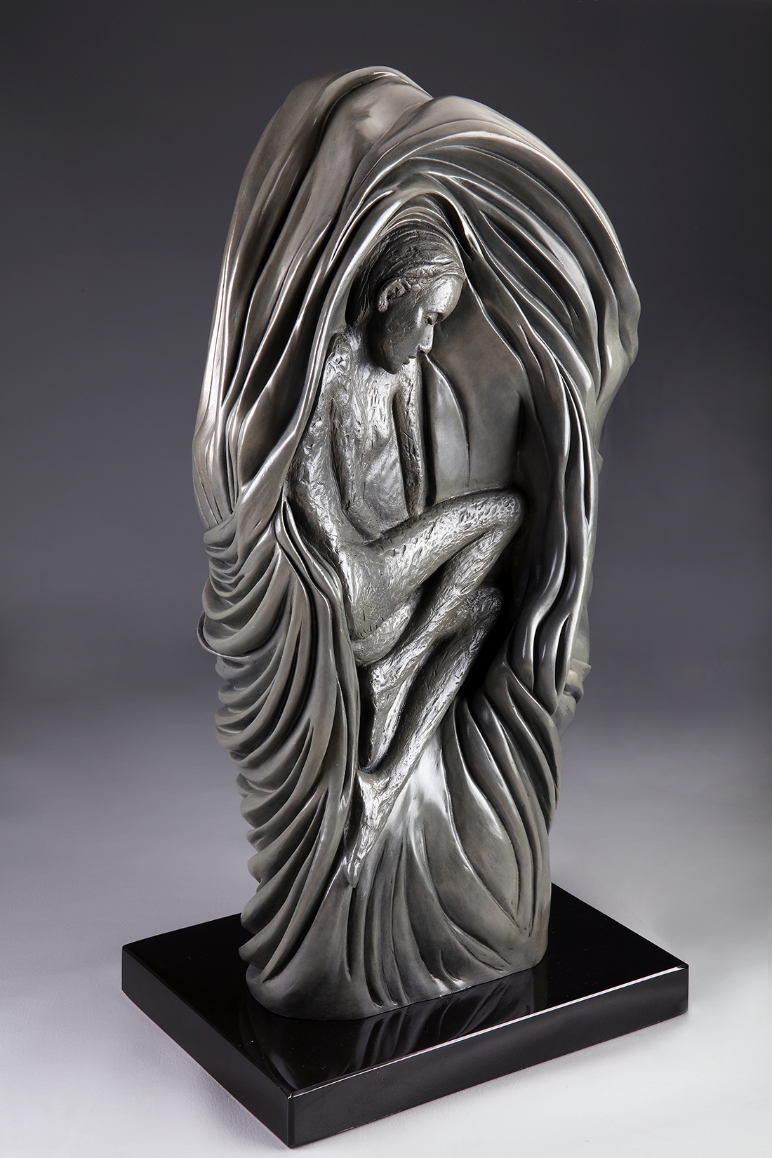 Safety Net bronze sculpture