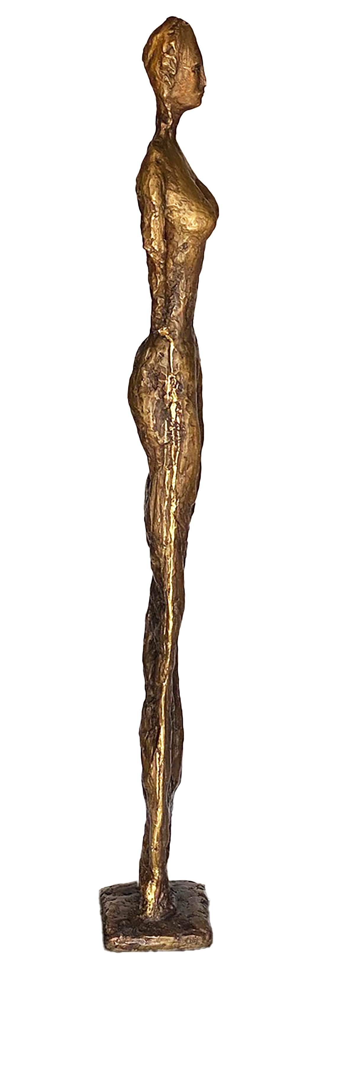 Woman Bronze sculpture side view