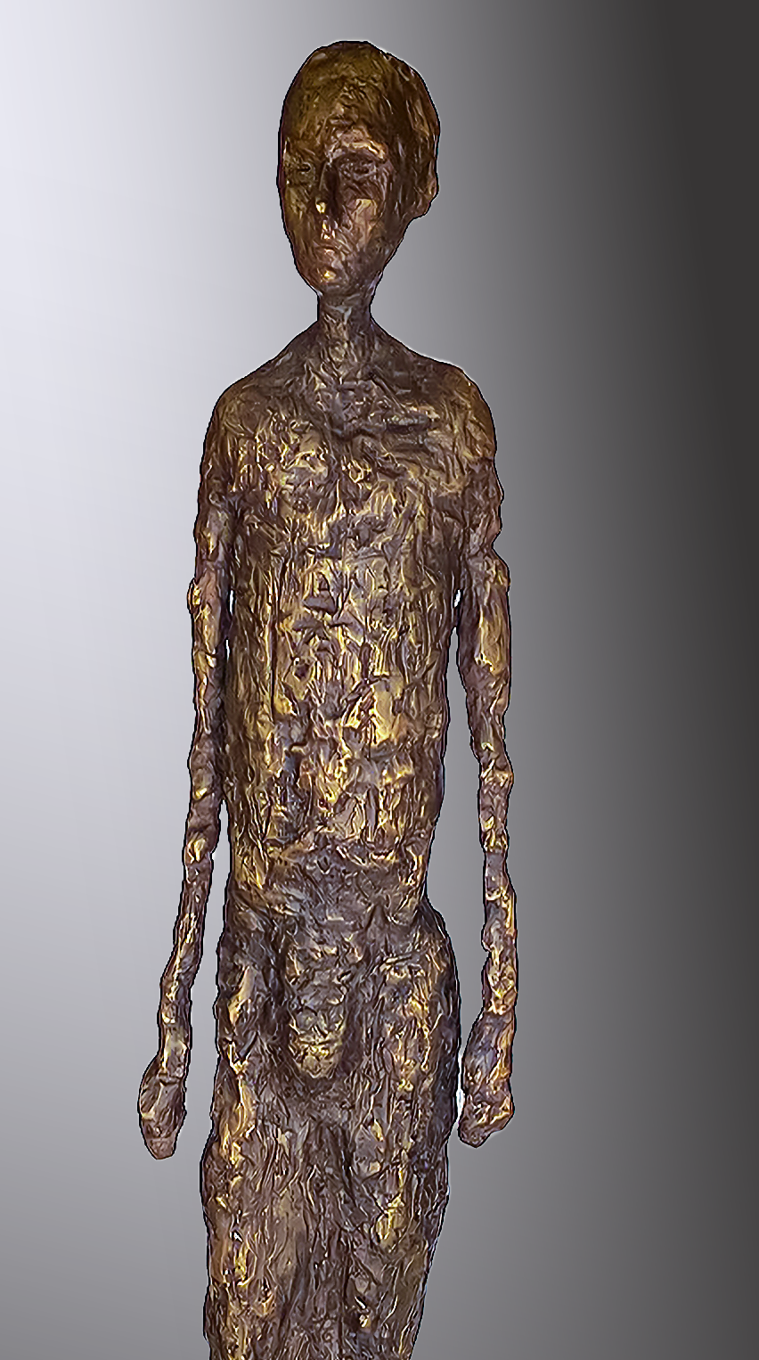 Man bronze sculpture