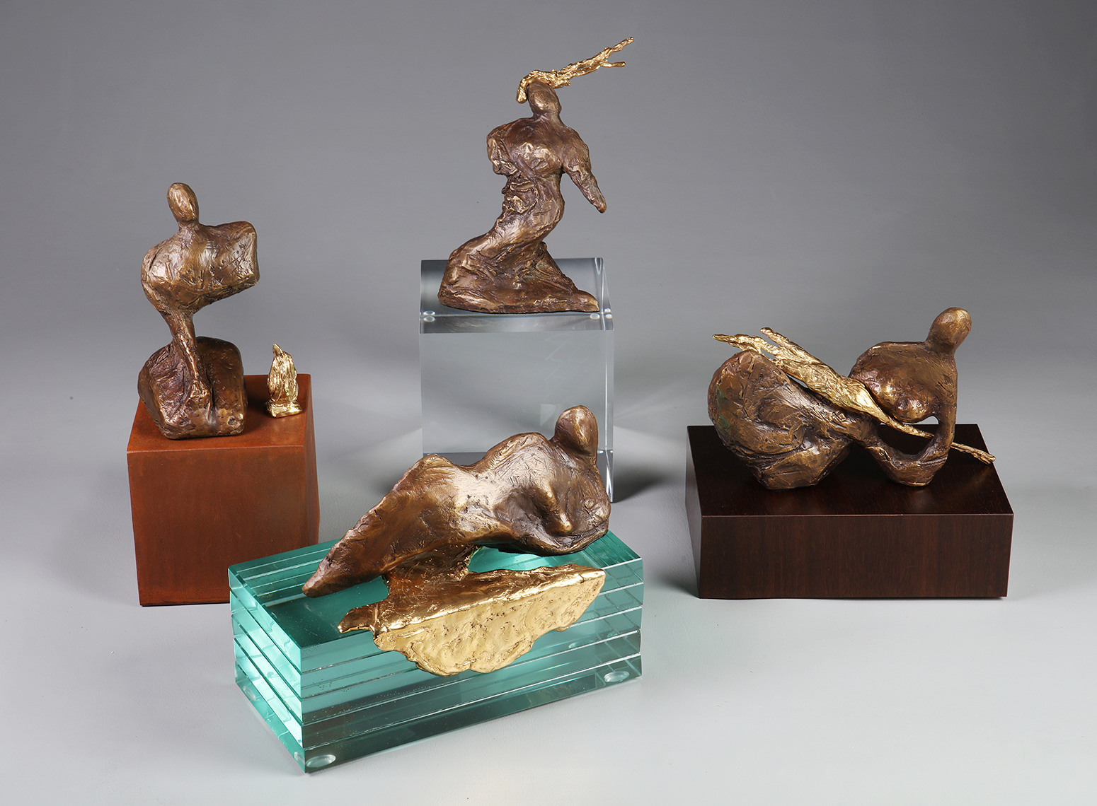The Four Elements bronze sculptures