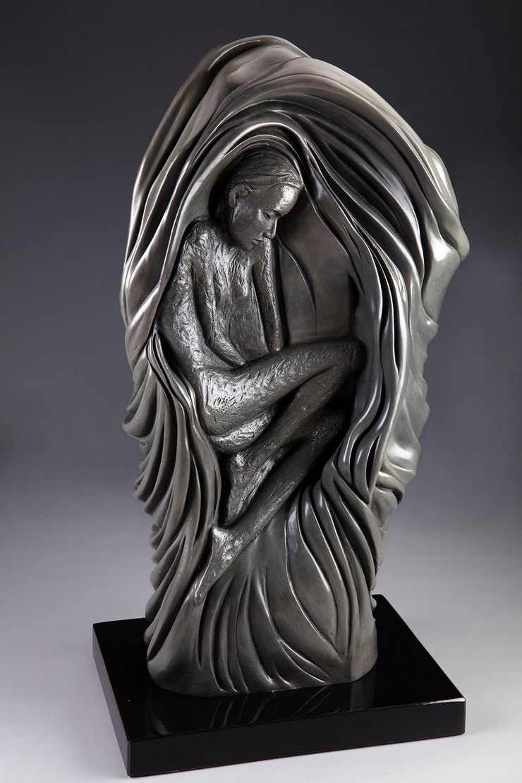 Safety Net bronze sculpture